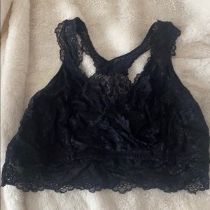 Lace nursing bra